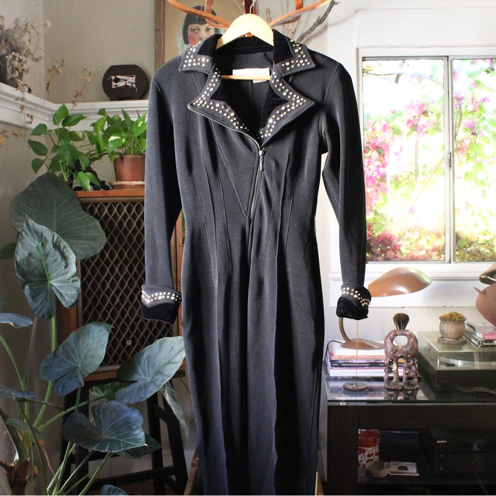 RARE COLLECTOR’S ITEM!! 70s Vintage Lillie Rubin Studded Jumpsuit with Stirrups
